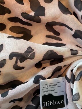 Sheer Leopard Print Swim Coverup, must have for SUMMER !